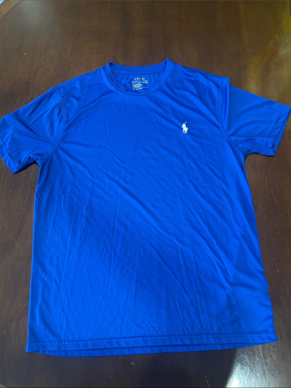 Polo by Ralph Lauren Short Sleeve Crew Tee - Royal Blue with White Logo